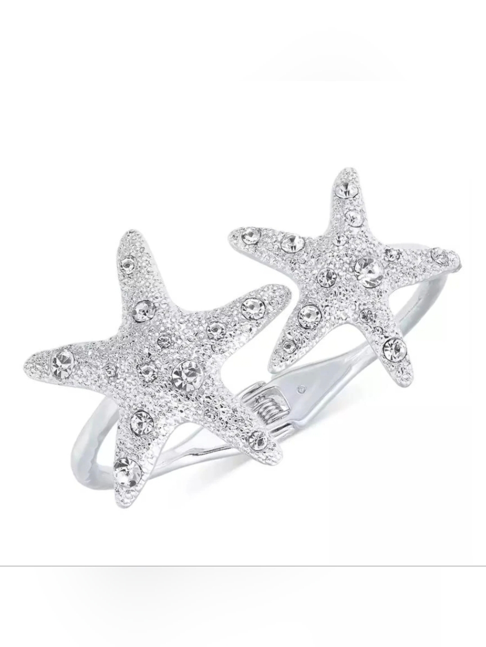 INC Crystal Starfish Cuff Bracelet